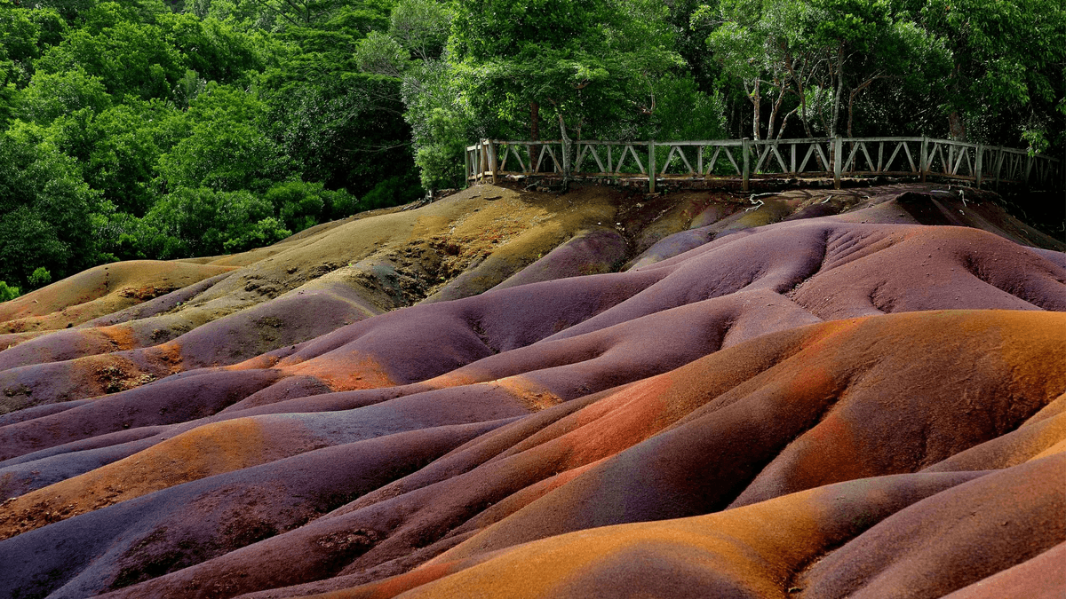Chamarel Seven Colored Earth & Waterfalls, Mauritius